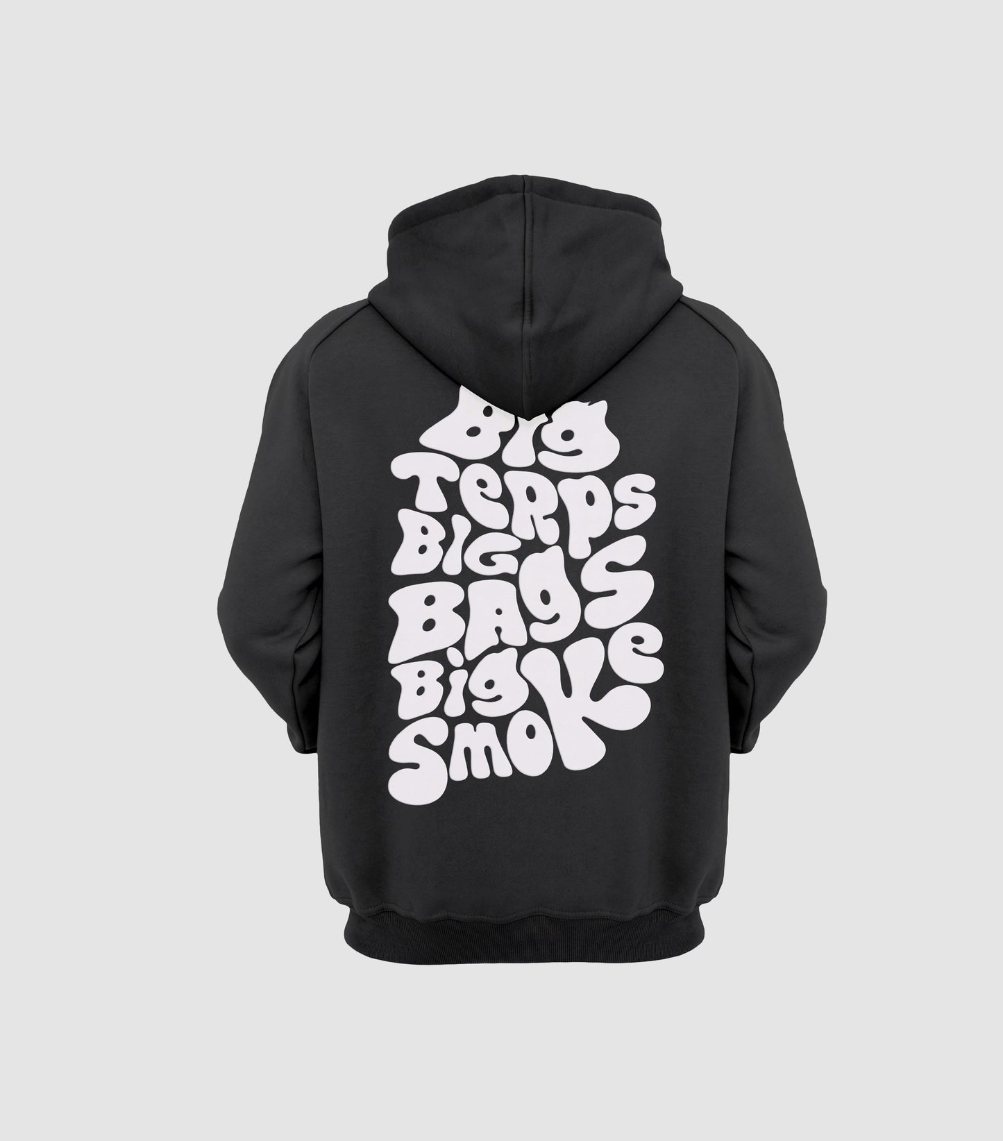 BIG PUFF - Black Hoodie