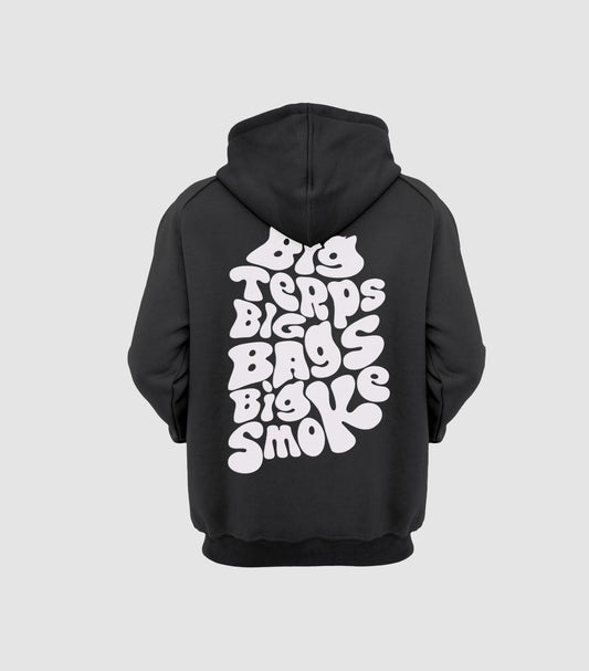 BIG PUFF - Black Hoodie