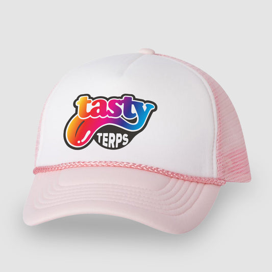 Tasty Terps Logo - Pink Trucker Hat